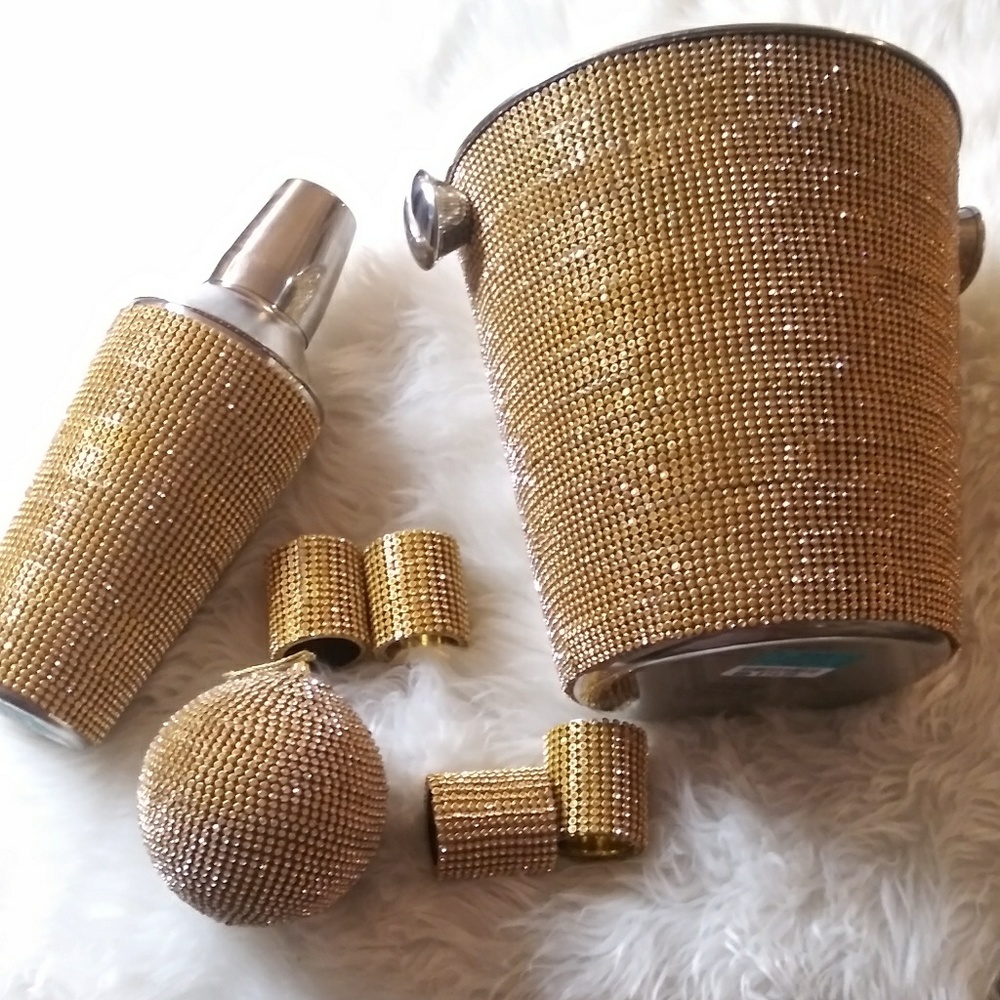 Glam Bar Cart Accessories